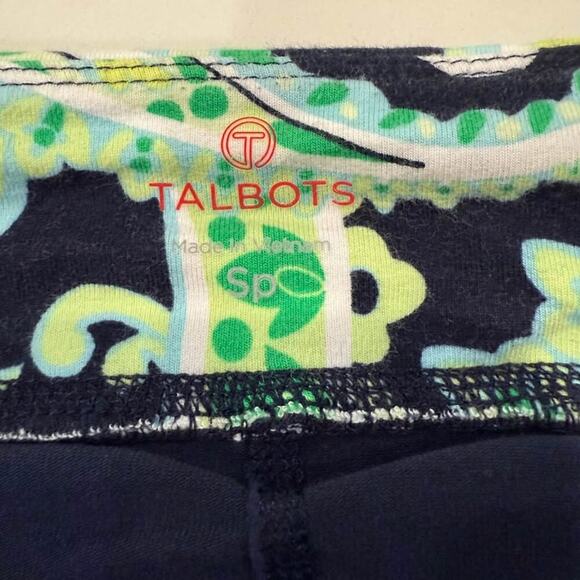 T by Talbots Floral Paisley Print Skort Tennis Skirt Womens Small Petite Green - Picture 4 of 8